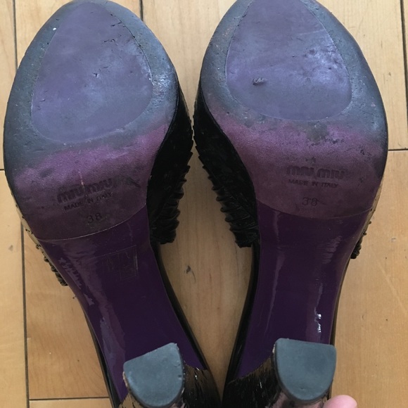 Miu Miu Platform Slingbacks - Picture 5 of 7